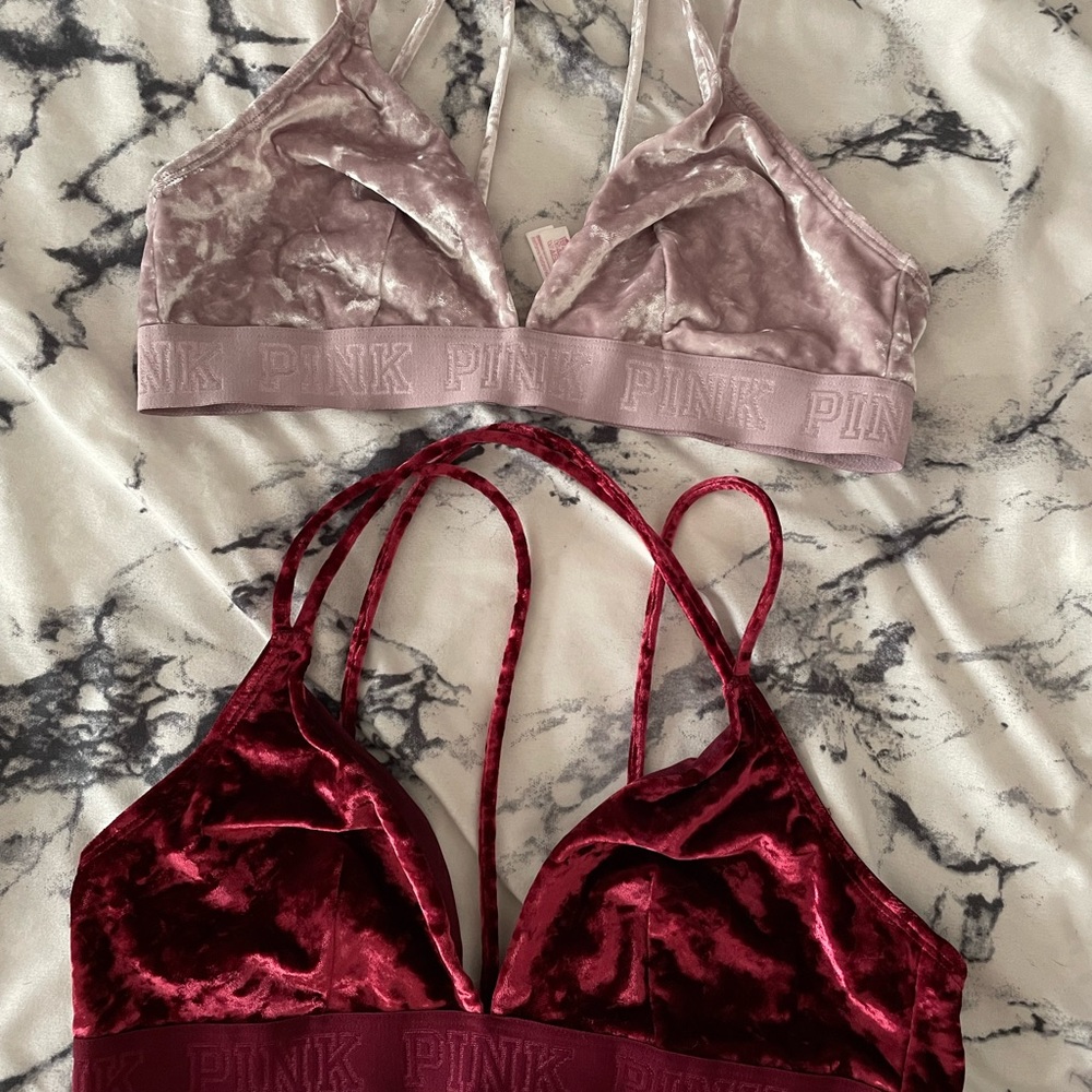 PINK victoria’s secret bralette bundle